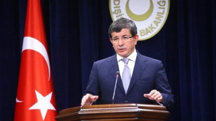 Ahmet Davutoglu, le chef de la Diplomatie turque. (AFP - Adem Altan)