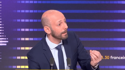 Stanislas Guérini était l'invité du "8h30 franceinfo" le 30 mars 2023 (RADIOFRANCE / FRANCEINFO)