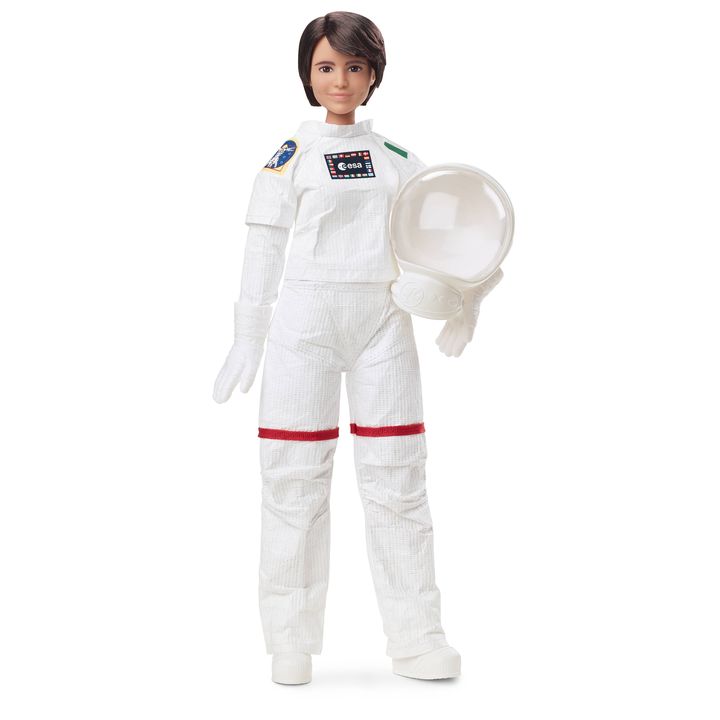 En 2021, une Barbie à l'effigie de l'astronaute italienne Samantha Cristoforetti est commercialisée par Mattel, 56 ans après la première poupée cosmonaute. (MATTEL/COVER-IMAGES.COM/SIPA / SIPA)