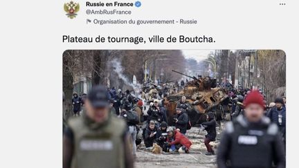 Guerre en Ukraine : la provocation de l’ambassade de Russie en France