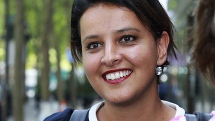 L'ancienne ministre Najat Vallaud-Belkacem, le 8 juillet 2017 à Paris. (JACQUES DEMARTHON / AFP)