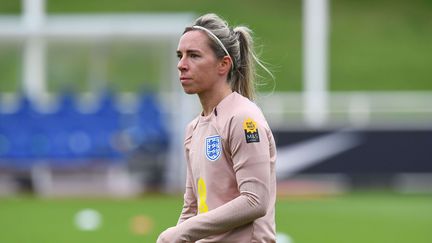 Jordan Nobbs à l'entraînement avec l'Angleterre avant la Coupe du monde en Australie, le 30 juin 2023. (SIPA)