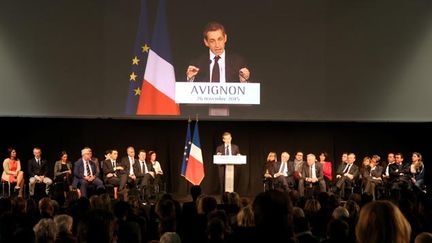 &nbsp; (Nicolas Sarkozy en meeting à Avignon fin novembre, avant le 1er tour © MAXPPP)