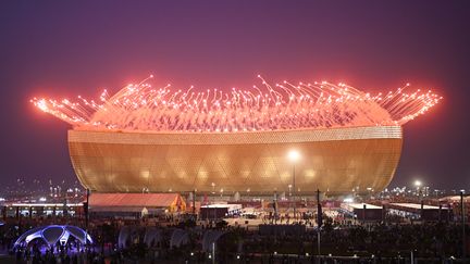 Le stade Lusail lors de la finale de la Coupe du monde 2022, le 18 décembre. (PATRICIA DE MELO MOREIRA / AFP)