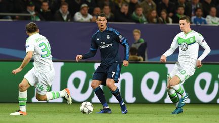 Le Real Madrid dos au mur face à Wolfsburg (CARMEN JASPERSEN / DPA)