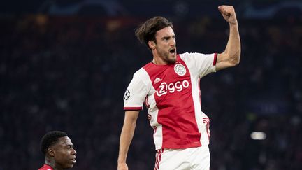 &nbsp;Nicolas Tagliafico, de l'Ajax Amsterdam, le 17 septembre 2019. (MAURICE VAN STEEN / ANP / AFP)