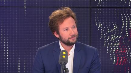 Boris Vallaud, député PS des Landes, le 6 février 2019 sur franceinfo. (FRANCEINFO / RADIOFRANCE)