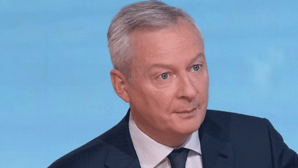 Bruno Le Maire, ministre de l'Economie et des Finances, sur France 2, le 11 janvier 2023. (CAPTURE ECRAN FRANCE 2)