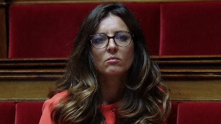 La députée LREM Coralie Dubost, le 7 mai 2020 à l'Assemblée nationale. (LUDOVIC MARIN / AFP)