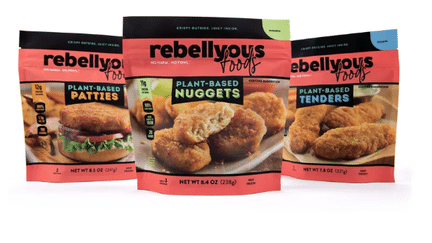 La marque américaine a créé un nuggets 100 % à base de plantes. (REBELLYOUS)