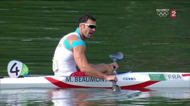 JO/kayak : Maxime Beaumont remporte l'argent sur le 200 m monoplace