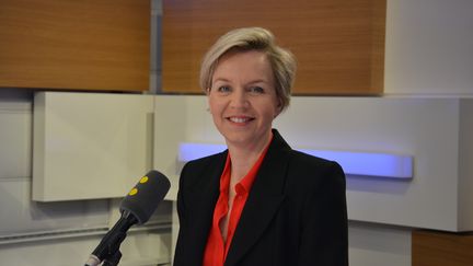 Virginie Calmels, première adjointe du maire de Bordeaux, a rejoint l’équipe de campagne de Laurent Wauquiez. (JEAN-CHRISTOPHE BOURDILLAT / RADIO FRANCE)