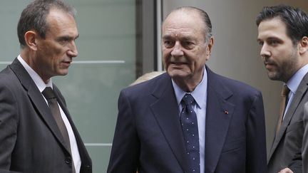 Jacques Chirac au mus&eacute;e du Quai Branly (Paris), le 24 novembre 2011. (PATRICK KOVARIK / AFP)