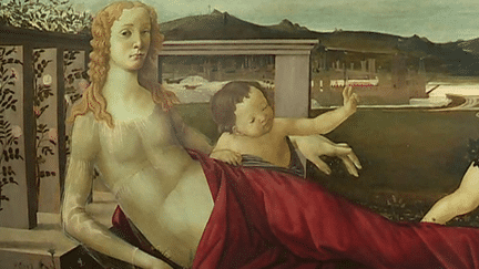 Détail de "La Vénus aux trois puttis", Botticelli
 (France 3/Culturebox / capture d&#039;écran/ Petit Palais Avignon / Musée du Louvre)