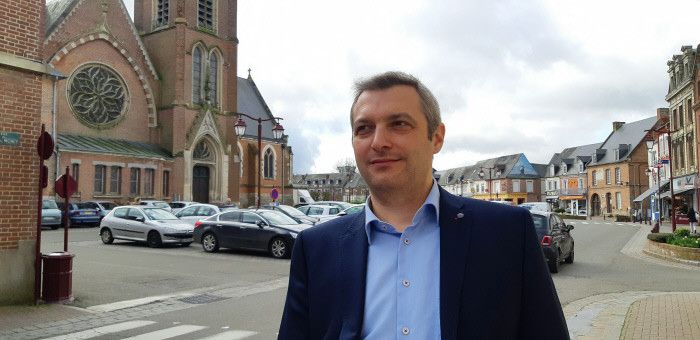 Aymeric Bourleau, premier adjoint et candidat face au maire sortant. (BENJAMIN  ILLY / FRANCE-INFO)