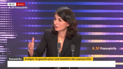 Aurélie Trouvé était l'invité du 8h30 franceinfo (FRANCEINFO / RADIO FRANCE)