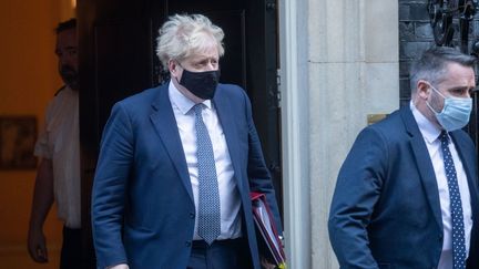 Le Premier ministre britannique, Boris Johnson, le 12 janvier 2022 à Londres (Royaume-Uni). (MI NEWS / NURPHOTO / AFP)