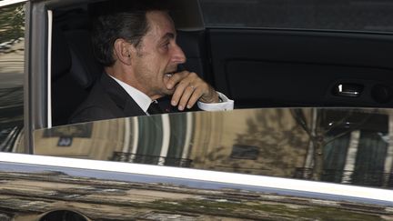 L'ancien pr&eacute;sident de la R&eacute;publique, Nicolas Sarkozy, le 19 septembre 2014. (JOEL SAGET / AFP)