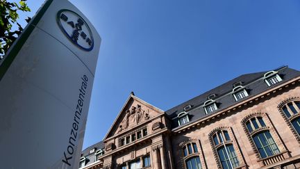 Le siège du groupe pharmaceutique allemand Bayer, à Leverkusen, le 8 setpembre 2016. (PATRIK STOLLARZ / AFP)