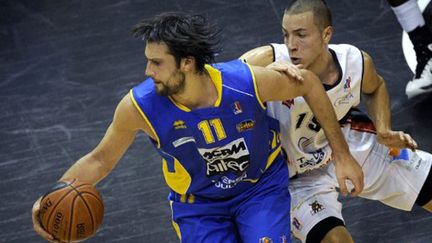 Le Bosnien de Hyères-Toulon Damir Krupalija (JEFF PACHOUD / AFP)