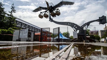 "L'abre aux Hérons" de la compagnie de La Machine devait prendre place dans un jardin extraordinaire au cœur de la ville&nbsp;de Nantes en 2027 (PHOTOPQR/PRESSE OCEAN/MAXPPP)