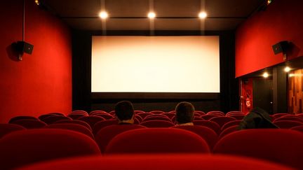 Une salle de cinéma à Paris, le 29 avril 2023. (MYRIAM TIRLER / HANS LUCAS  / AFP)