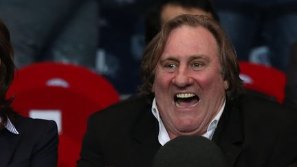 &nbsp; (Gérard Depardieu, amateur de foot, présent à chaque grande rencontre  © MAXPPP)