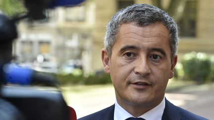 Le ministre de l'Intérieur, Gérald Darmanin, le 30 juillet 2022 à Lyon. (THIERRY ZOCCOLAN / AFP)