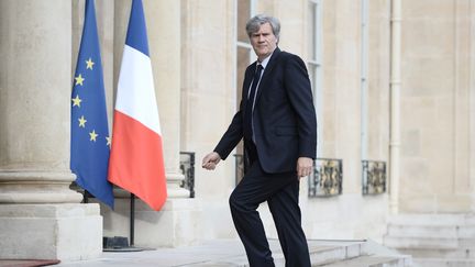 Stéphane Le Foll, porte-parole du gouvernement, à l'Elysée, à Paris, le 25 avril 2016. (STEPHANE DE SAKUTIN / AFP)