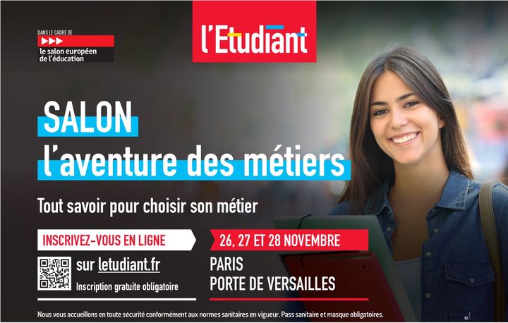 Du 26 au 28 novembre Porte de Versailles. (Salon européen de l'éducation.)