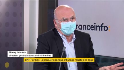 Thierry Laborde, directeur général adjoint de BNP Paribas, invité éco de franceinfo vendredi 5 février 2021. (FRANCEINFO)