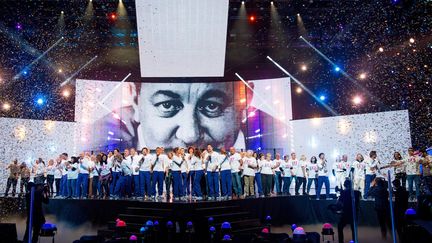 Le spectacle "Les Enfoirés" a été enregistré en janvier 2022 à Montpellier (Hérault). (Christophe Chevalin / TF1)