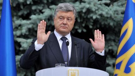 Le président ukrainien Petro Porochenko doit faire face à une situation difficile. (Danil Shamkin / NurPhoto)