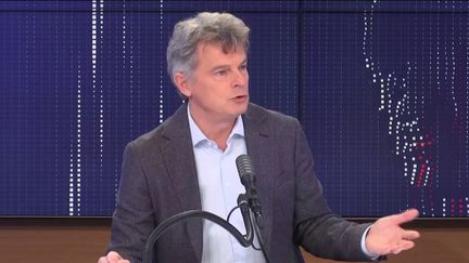 Fabien Roussel, secrétaire national du Parti communiste, était l'invité de franceinfo vendredi 18 décembre 2020. (FRANCEINFO / RADIO FRANCE)