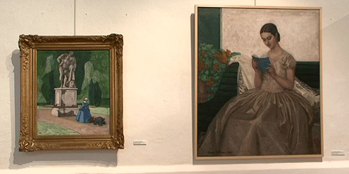 L'artiste originaire du Lauragais était également portraitiste.
 (capture d&#039;écran France 3 / Culturebox)