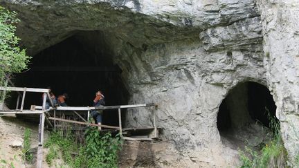 La grotte de Denisova, en Sibérie (archives, 2011)
 (Alexandr Kryazhev / Sputnik / AFP)