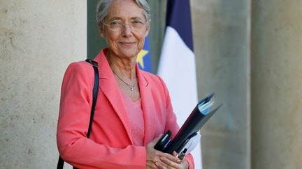 La Première ministre Elisabeth Borne à l'Elysée, à Paris, le 4 juillet 2022. (LUDOVIC MARIN / AFP)