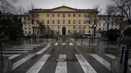 Intern&eacute; en psychiatrie, un patient a tu&eacute; son compagnon de chambre au centre d'admission psychiatrique de Saint-Roch &agrave; Nice (Alpes-Maritimes), le 19 mars 2013. ( MAXPPP)