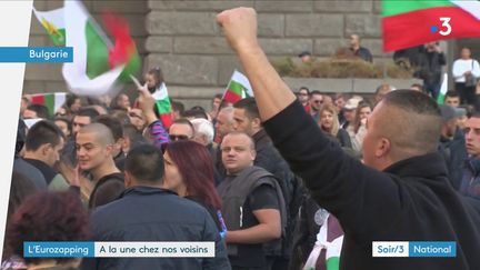 En Bulgarie, des manifestants ont lieu contre la hausse des prix du carburant. (France 3)