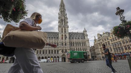 La Grand Place à Bruxelles (Belgique). (OLIVIER HOSLET / EPA via MAXPPP)