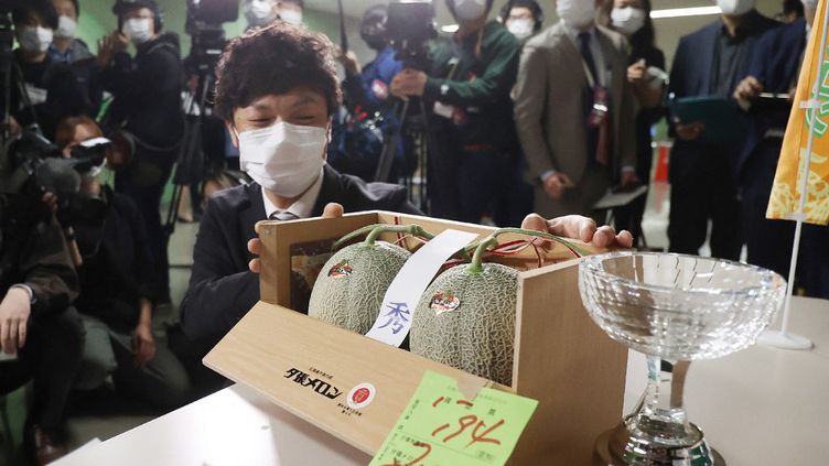 Japon : deux melons vendus aux enchères plus de 20 000 euros