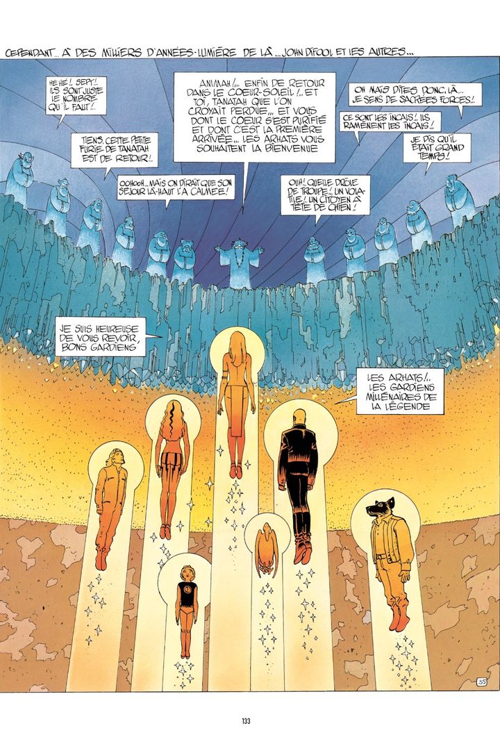 Une planche de l'Incal.&nbsp; (Alejandro Jodorowsky et Moebius, Les Humanoides Associés)