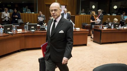 Le ministre de l'Intérieur, Bernard Cazeneuve, à Bruxelles (Belgique), lundi 9 novembre 2015.&nbsp; (WIKTOR DABKOWSKI / WIKTOR DABKOWSKI)