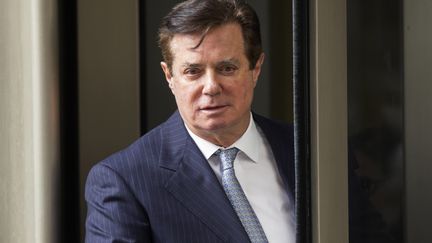 Paul Manafort, ancien responsable de la campagne présidentielle de Donald Trump, après une audition devant le tribunal à Washington le 14 février 2019 (SHAWN THEW / EPA)