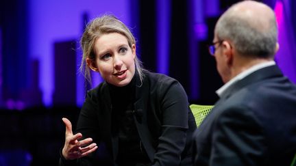 Elizabeth Holmes, l'ancienne patronne de Theranos, le 2 novembre 2015 à San Francisco (Etats-Unis). (KIMBERLY WHITE / GETTY IMAGES NORTH AMERICA / AFP)