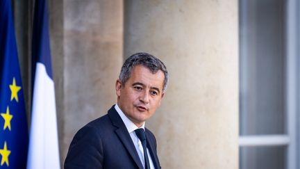 Le ministre de l'Intérieur, Gérald Darmanin, le 11 octobre 2023. (XOSE BOUZAS / HANS LUCAS)