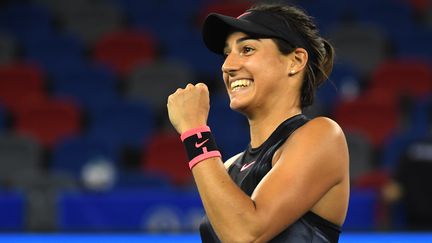 La joie de Caroline Garcia (CHENG MIN / XINHUA)