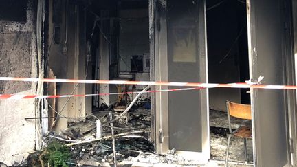 L'école élémentaire Pierre et Marie-Curie de Toulouse a été incendiée dimanche 16 décembre 2018. (MAXIME BOYER)