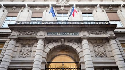 Le siège de la Cour des comptes, situé au 13 rue Cambon, à Paris, le 16 décembre 2020.&nbsp; (MARTIN NODA / HANS LUCAS / AFP)