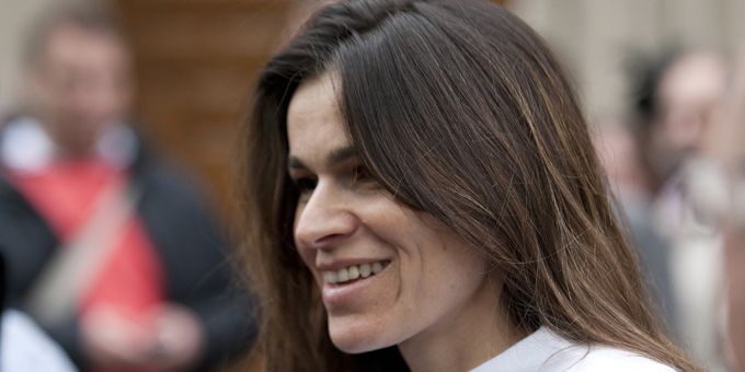 Aurélie Filippetti devant le QG de campagne de François Hollande à Paris (9/5/2012)
 (AFP / Fred Dufour)